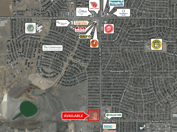 Listing Image #2 - Land for sale at NWC Coulter & Arden, Amarillo TX 79119