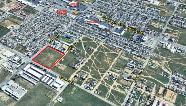 Listing Image #1 - Land for sale at SWC of Avenue Q & 20th St E, Palmdale CA 93550