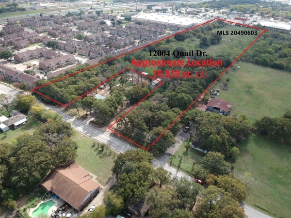 Listing Image #1 - Land for sale at 12004 Quail Drive, Balch Springs TX 75180