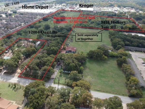 Listing Image #2 - Land for sale at 12004 Quail Drive, Balch Springs TX 75180
