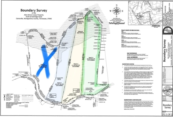 Listing Image #2 - Land for sale at 7 Jarrell Ridge Rd, Clarksville TN 37043