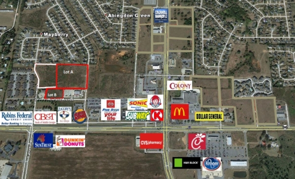 Listing Image #1 - Land for sale at Lot A Latham Dr. Hwy 96, Warner Robins GA 31088