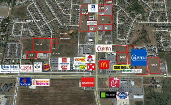 Listing Image #3 - Land for sale at 1278 S. Houston Lake Road, Warner Robins GA 31088