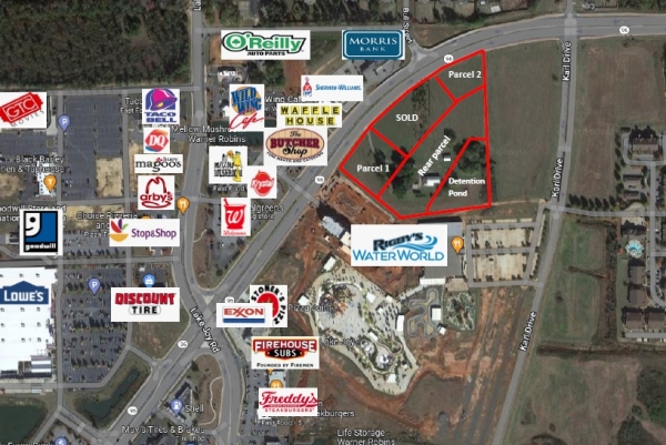 Listing Image #1 - Land for sale at Parcel 1 -1030 Hwy 96, Warner Robins GA 31088