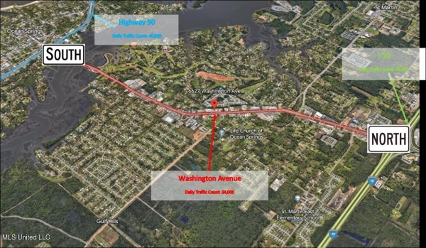 Listing Image #2 - Land for sale at 6627 Washington Avenue, Ocean Springs MS 39564