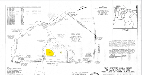Listing Image #3 - Land for sale at 00 Chesapeake Circle RT 155 & I64, Providence  Forge VA 23140
