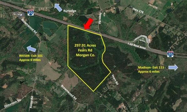 Listing Image #1 - Land for sale at Fears Rd & I-20, Rutledge GA 30663