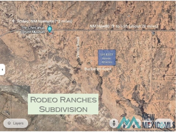 Listing Image #3 - Land for sale at TBD Buckaroo Rd, Rodeo NM 88056