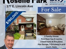 Multi-family property for sale in Roselle Park, NJ