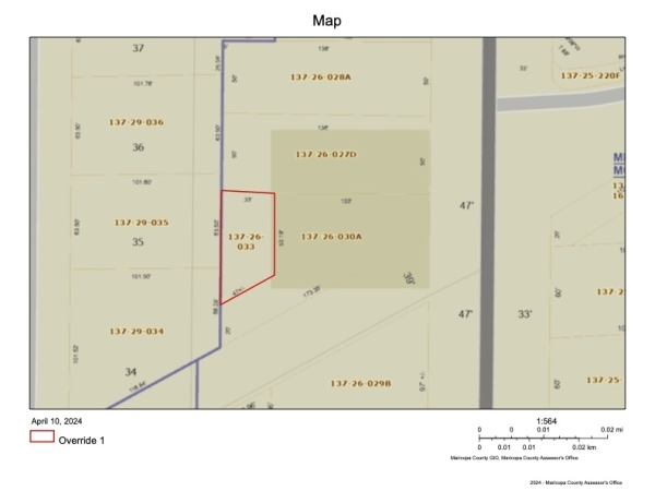 Listing Image #1 - Land for sale at N Center Street, Mesa AZ 85201