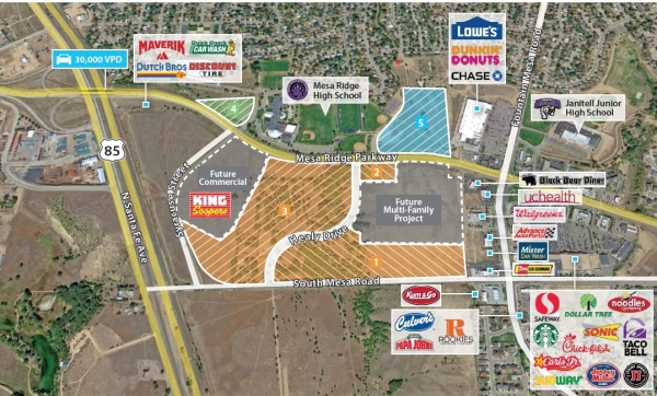 Listing Image #1 - Land for sale at Mesa Ridge Parkway, Fountain CO 80817