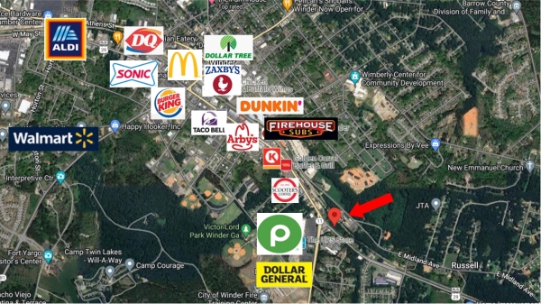 Listing Image #1 - Land for sale at 264 E May St, Winder GA 30680