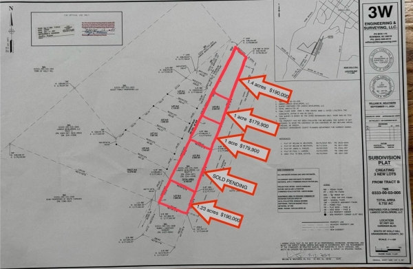 Listing Image #2 - Land for sale at 836 Gardner Blvd Boulevard, Holly Hill SC 29059