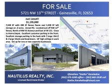Industrial property for sale in Gainesville, FL