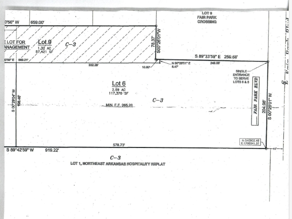 Listing Image #1 - Land for sale at Lot 6 Fair Park, Jonesboro AR 72401