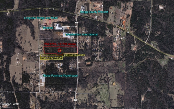 Listing Image #1 - Land for sale at FM 2751- 12.733 Acres, Longview TX 75605