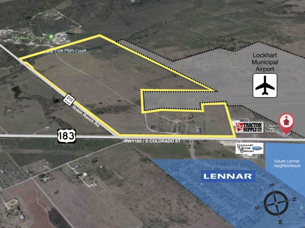 Listing Image #1 - Land for sale at 2515 S Colorado St, Lockhart TX 78644