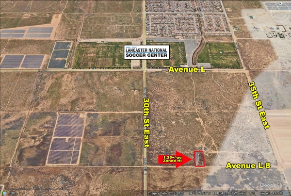 Listing Image #1 - Land for sale at Avenue L-8 near 30th St East, Palmdale CA 93550