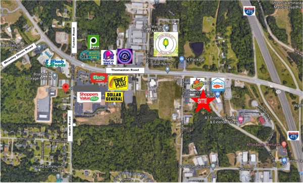 Listing Image #2 - Land for sale at 4031 & 4035 Cavalier Drive, Macon GA 31210