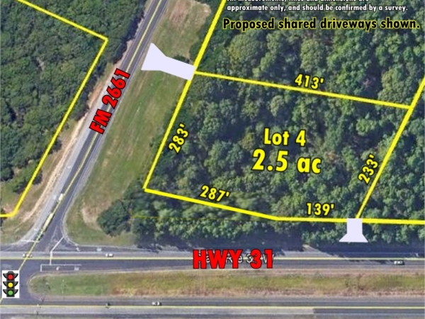 Listing Image #1 - Land for sale at 16393 HWY 31 LOT 4, Tyler TX 75709