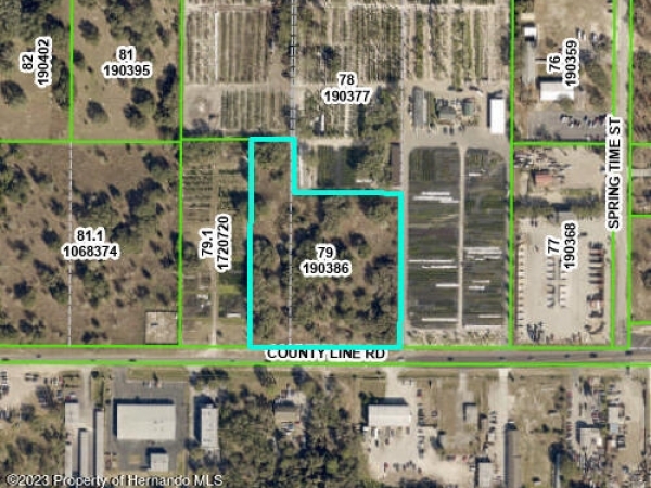 Listing Image #1 - Land for sale at 0 County Line Road, Spring Hill FL 34608