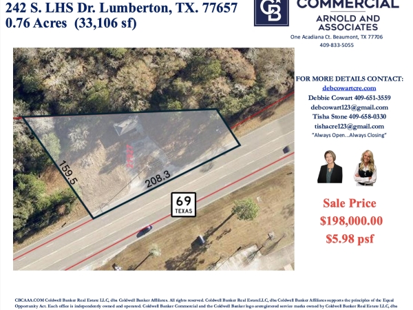 Listing Image #3 - Land for sale at 242 S LHS Dr., Lumberton TX 77657