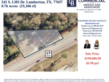Listing Image #3 - Land for sale at 242 S LHS Dr., Lumberton TX 77657