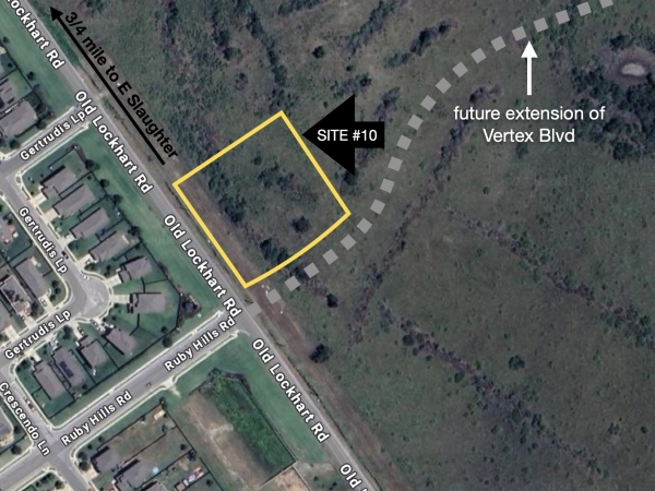 Listing Image #1 - Land for sale at NWC Old Lockhart Rd and Vertex Blvd, Austin TX 78747