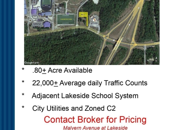 Listing Image #3 - Land for sale at Malvern Avenue (Lot 1R2), Hot Springs AR 71901