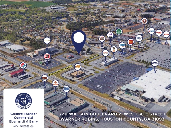 Listing Image #2 - Land for sale at 2711 Watson Boulevard, Warner Robins GA 31093