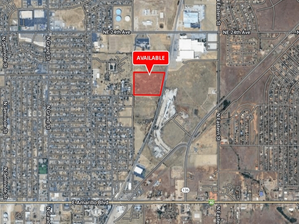 Listing Image #2 - Land for sale at NE 18th Ave & N Bolton St NEC, Amarillo TX 79107