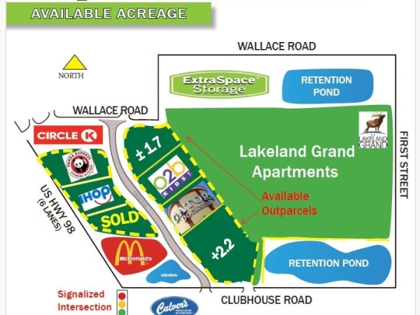 Listing Image #1 - Land for sale at Clubhouse Rd and US Hwy 98, Lakeland FL 33809