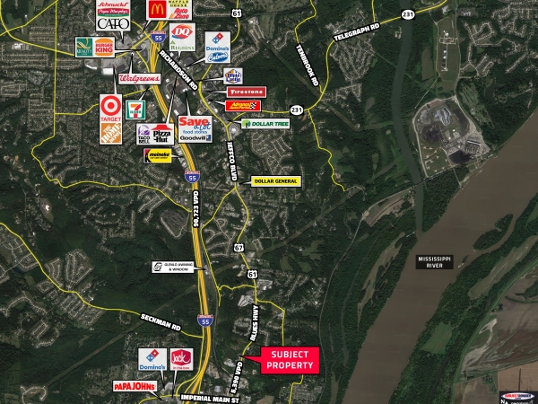 Listing Image #2 - Land for sale at 5821-5829 US Highway 61-67, Imperial MO 63052