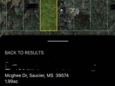 Listing Image #2 - Land for sale at Mcghee Drive, Saucier MS 39574