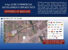 Industrial property for sale in Royse City, TX