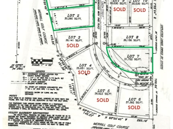 Listing Image #3 - Land for sale at Lot 7 Greek Street, Merrill WI 54452