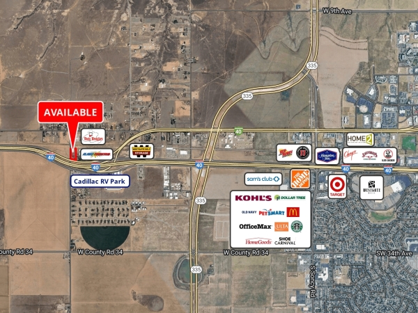 Listing Image #2 - Land for sale at NEC I-40 & Hope Rd, Amarillo TX 79124