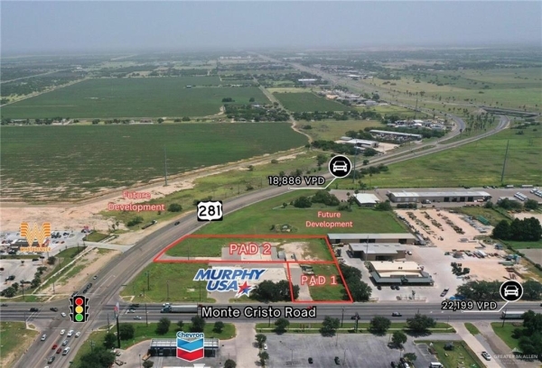 Listing Image #1 - Land for sale at 0 E. Monte Cristo Road, Edinburg TX 78539