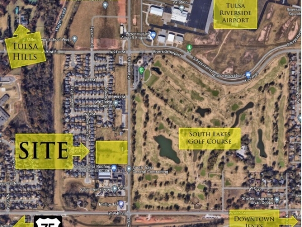 Listing Image #1 - Land for sale at 9340 S Elwood Ave., Jenks OK 74037