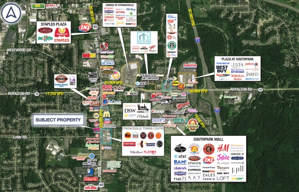 Listing Image #2 - Retail for sale at 14952 Pearl Rd, Strongsville OH 44136