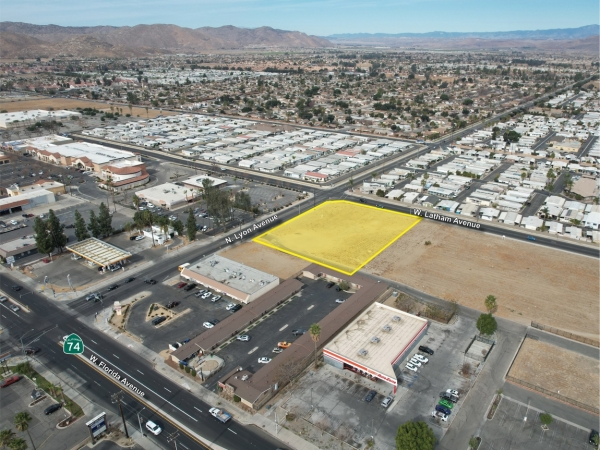 Listing Image #1 - Land for sale at Lyon & Latham Avenue, Hemet CA 92545