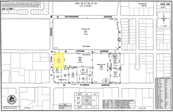 Listing Image #3 - Land for sale at Lyon & Latham Avenue, Hemet CA 92545