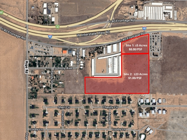 Listing Image #1 - Land for sale at I-40 W Frontage East of Hope Rd, Amarillo TX 79124
