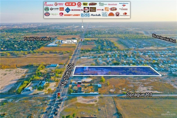 Listing Image #3 - Land for sale at 10721 N 10th Street, McAllen TX 78504