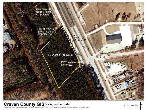 Listing Image #2 - Land for sale at TBD E US 70 Highway, New Bern NC 28560