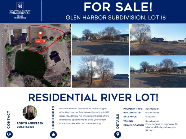 Listing Image #1 - Land for sale at TBD - Lot 18, Glen Harber Subdivision 19-9-25, Rupert ID 83350