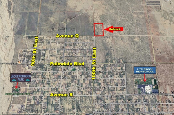 Listing Image #2 - Land for sale at 100th St East & Avenue Q, Palmdale CA 93591