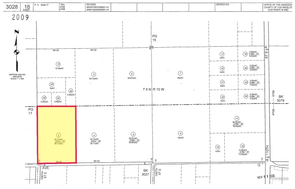 Listing Image #3 - Land for sale at 100th St East & Avenue Q, Palmdale CA 93591