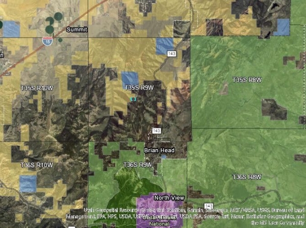 Listing Image #2 - Land for sale at 20 acres West of Dry Lakes Rd, Brian Head UT 84719