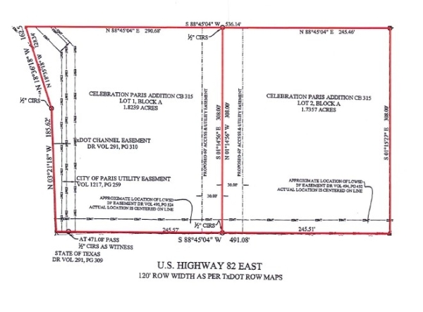 Listing Image #2 - Land for sale at TBD Lot 2 Lamar Avenue, Paris TX 75460